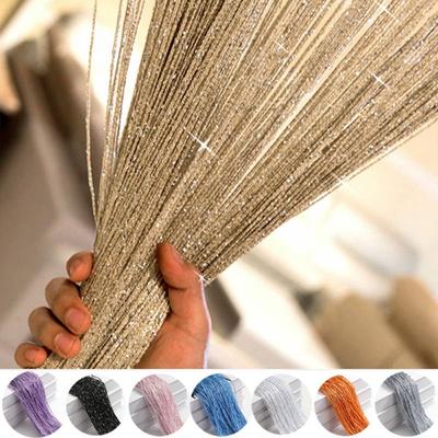 Party Decoration Hanging Beaded Curtains Glitter String Curtain Door Fly Screen Screen Panel