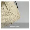 Stylish Large-Capacity Woven Beach Bag - Versatile Fashion and Daily Commute Underarm Accessory