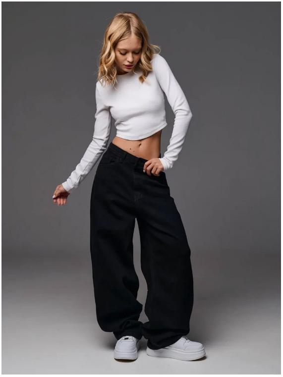 Russian Women's 2025 Wide-Leg Jeans - Autumn Fashion Collection