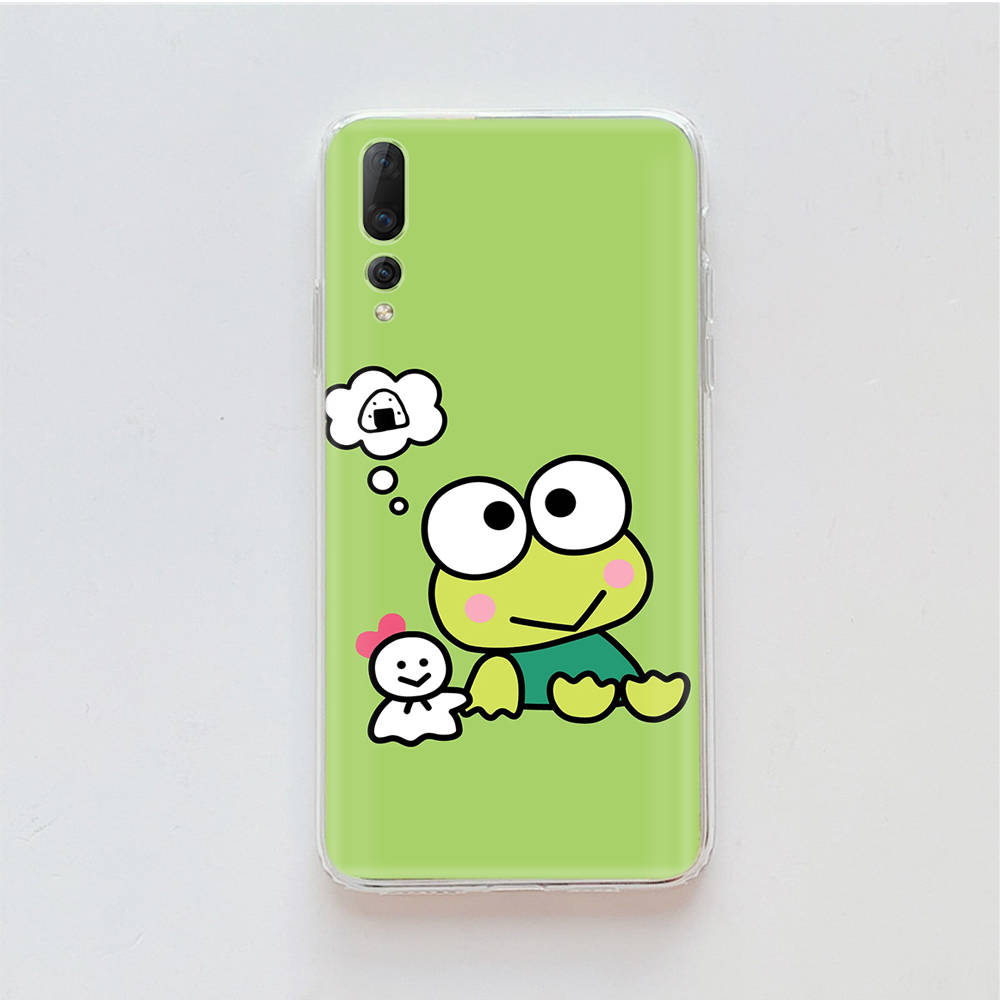 Transparent Case for Samsung A04 A14 A23 M33 M53 Realme 10 9 C35 C55 VIVO X80 Infinix Hot 30 Note 11 Tecno Spark 8P Pro L-23 Frog Keroppi