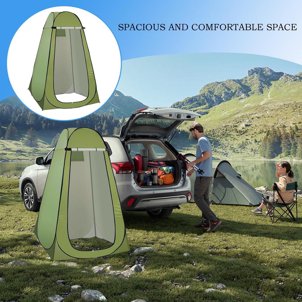 Portable Outdoor Privacy Shower Tent/ Movable Toilet/Enclosure Warm Bathing Shelter/camping Shower/ Sun Rain Shelter