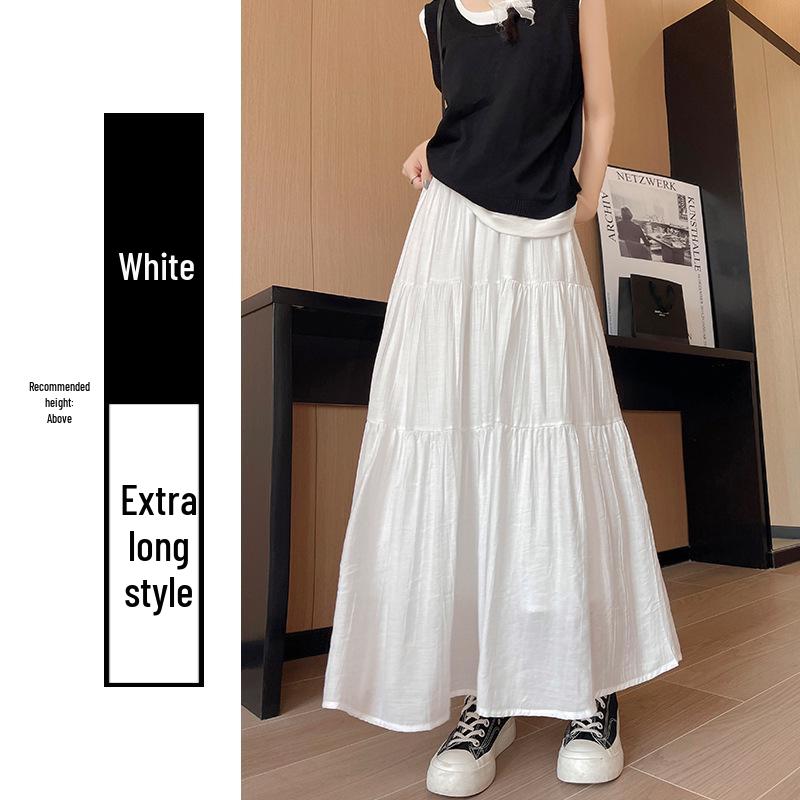 

Женская розовая миди-юбка А-силуэта с высокой талией - Коллекция Весна/Осень 2025, Стройнящий миди-стиль кейк для миниатюрных размеров. Small