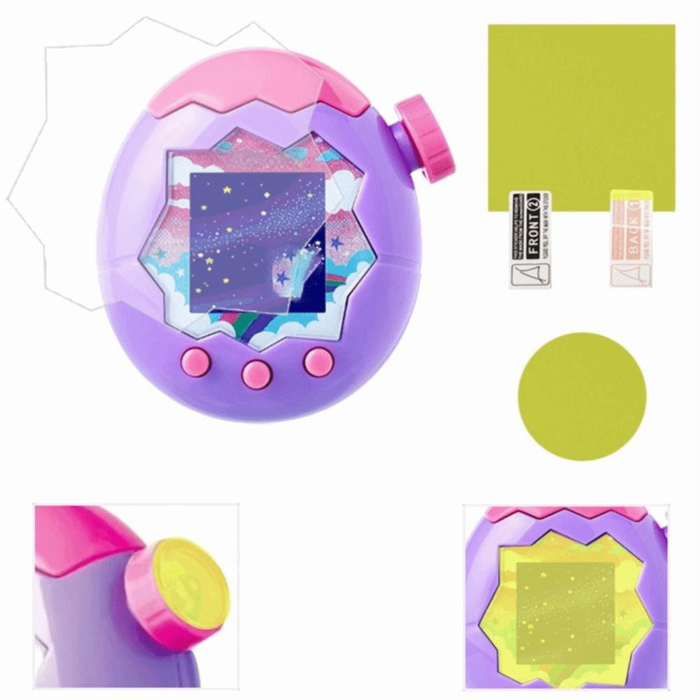 HD Anti-scratch Panel Protective Cover For Tamagotchi Paradise Electronic Pets Game Toys TPU Yellow Screen Protective Soft Film