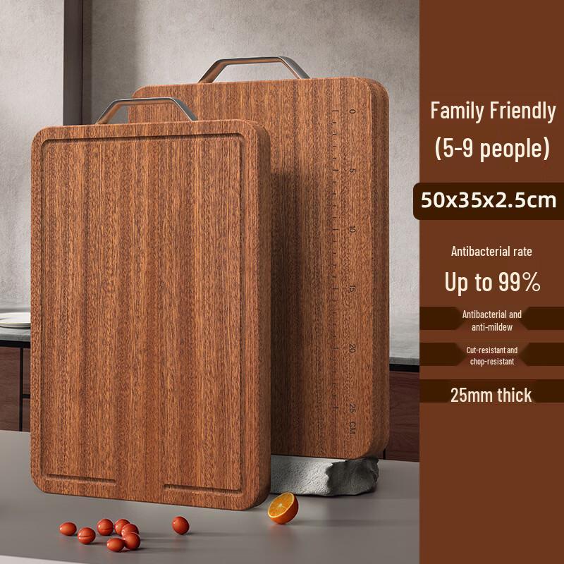 Bingyue Bainianling Black Ebony Solid Wood Cutting Board