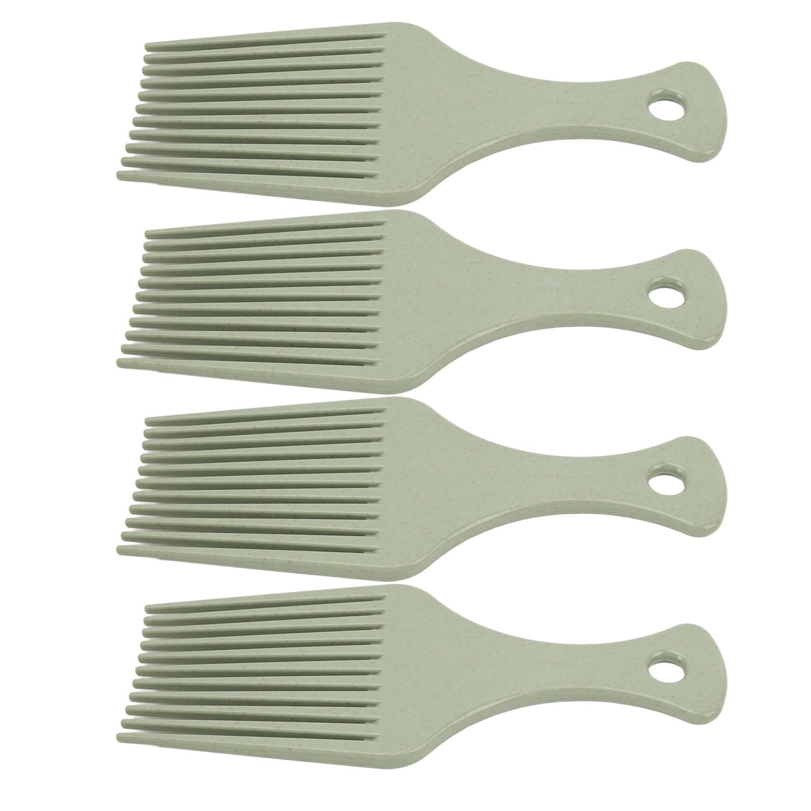 

10 шт., широкая зубчатая расческа, компактная, портативная, эргономичная ручка, щетка для укладки и окрашивания волос для дома