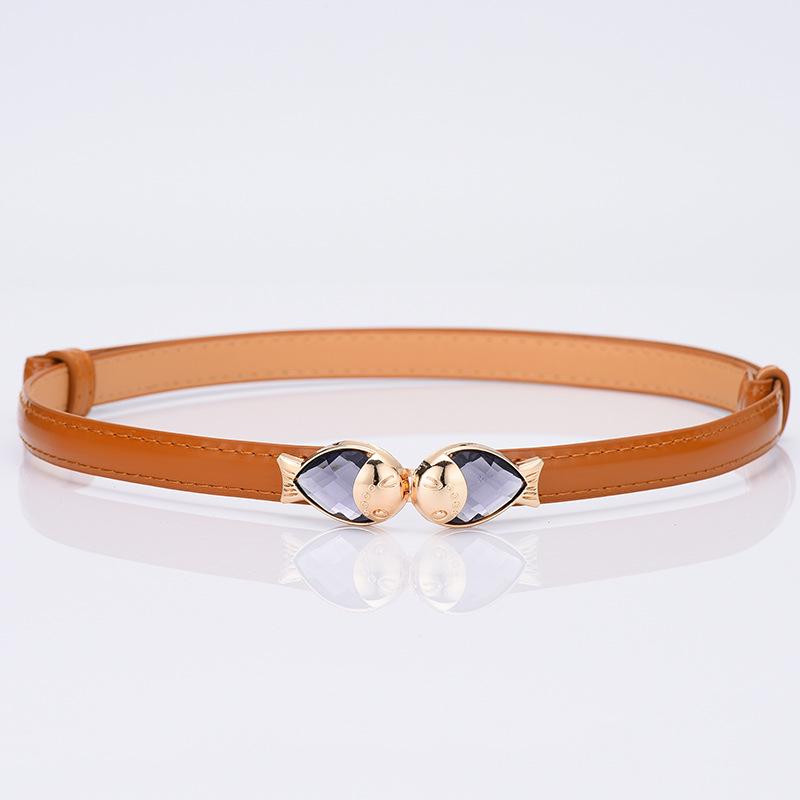 Simple Slim-Fitting Thin Waist Seal Simple Decorative Dress Women'S Student Belt