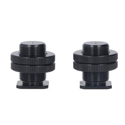 2 db Mikrofonállvány Rögzítő Konverter Csavar 5/8-ról 1/4-re Menetcsavar Vakupapucs Rögzítő Adapter Mikrofonhoz