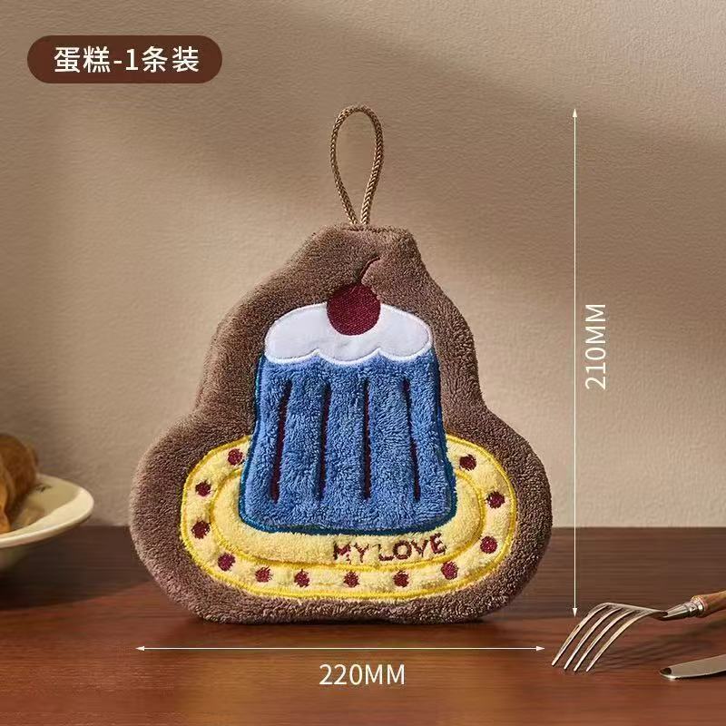 

Hangable Hand Towel, Thickened Absorbent Quick-drying Bathroom Special Handkerchief Hand Cloth Children s Handkerchief Towels