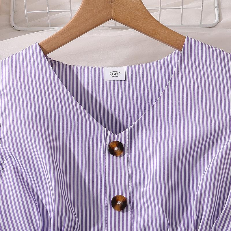 Rochie Casual de Vară pentru Fete, Modă Copii, Rochie de Prințesă cu Mâneci Volan