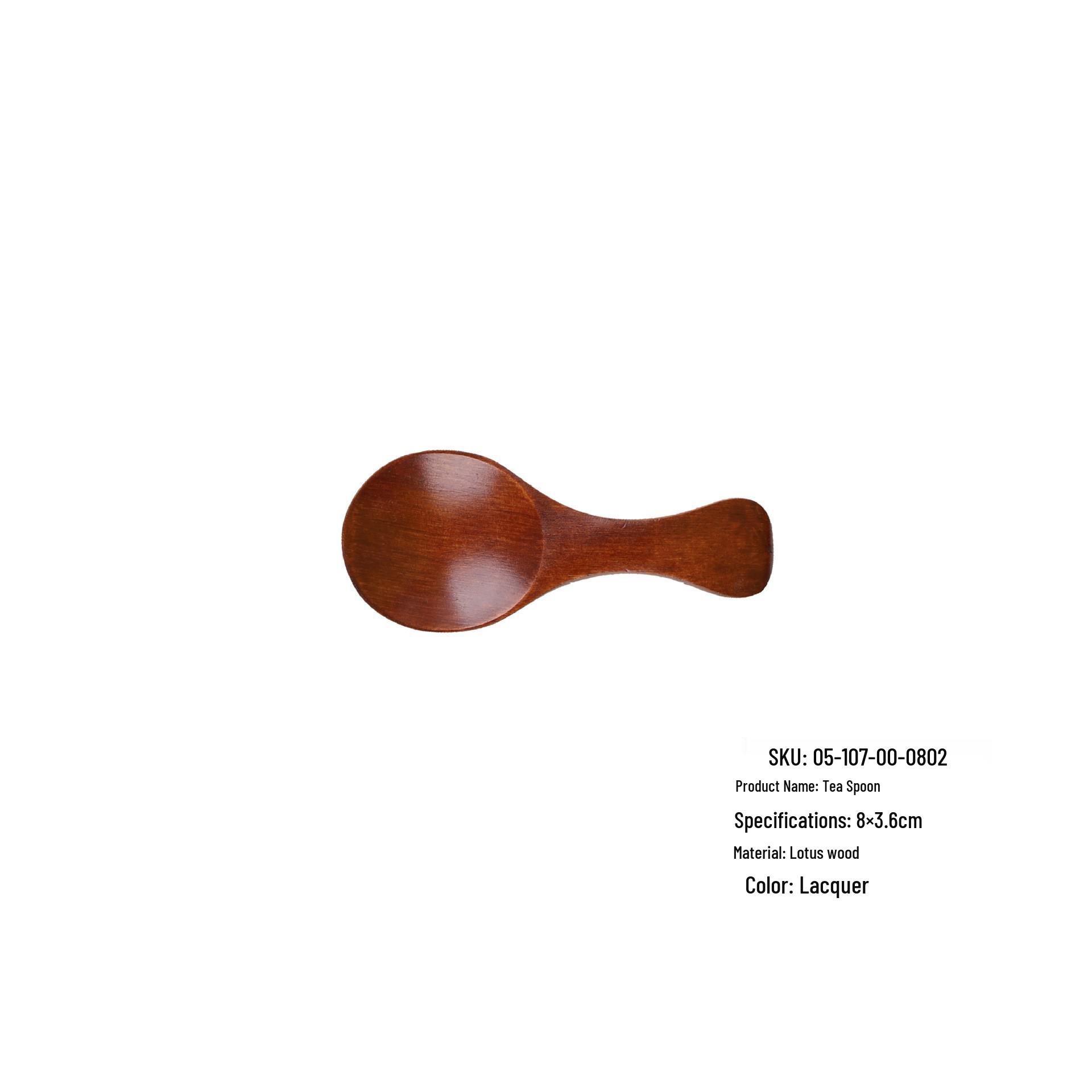 YFJY Wooden Spoon with Non-Slip Handle – Easy Grip for Elderly & Children