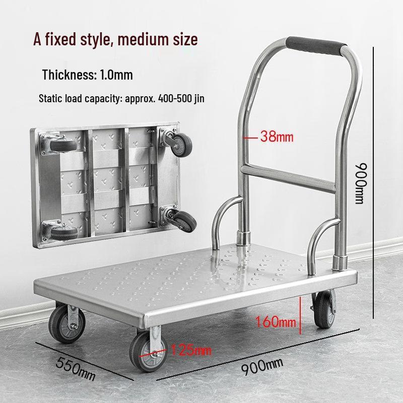 304 Stainless Steel Hand Cart