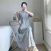 2025 Spring/Summer French Casual Plus Size Polo Neck Slimming T-shirt Dress