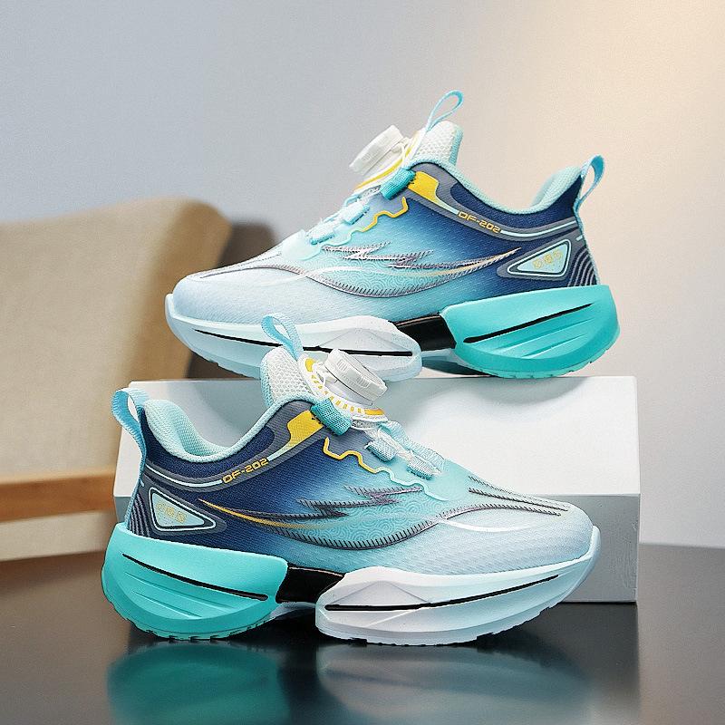 Boys Shoes 2025 New Summer Children's Mesh Shoes Junior High School Boys Soft-soled Sports Shoes Breathable Running Shoes