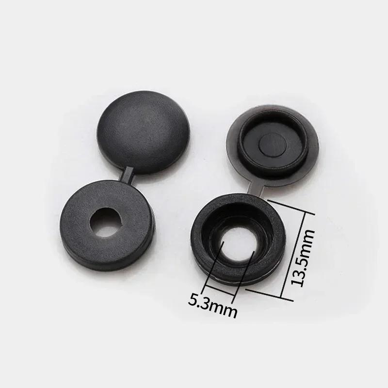 100 шт., навесные пластиковые колпачки для винтов, гайки, защитные колпачки, кнопки, винты, деревянная мебель, декоративные гайки, болты, фурнитура