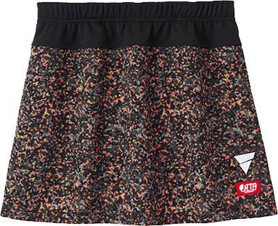 Victorus Table Tennis Game Table Tennis 522503 Skirt, J.T.T.A (Japan Association) Approved, Moisture-Wicking, Quick-Drying, V-SK507, Black, 3XL,