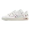 Nike Air Force 1 Wealth And Prosperity Breathable Low top Skateboard Shoes Women's White Red IQ1143-100(Team773-)