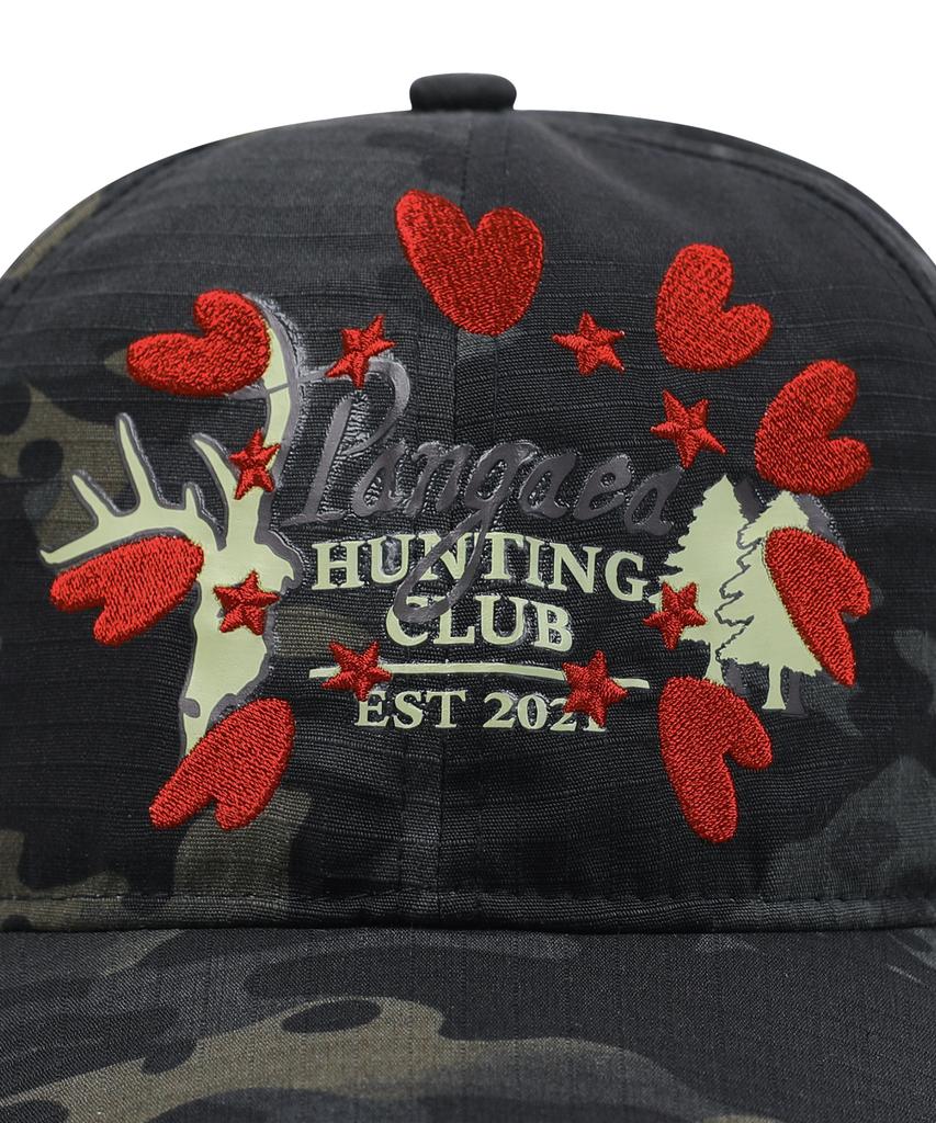 GLACK Gc040 Heart Rework Camo Ball Cap (Black Camo)