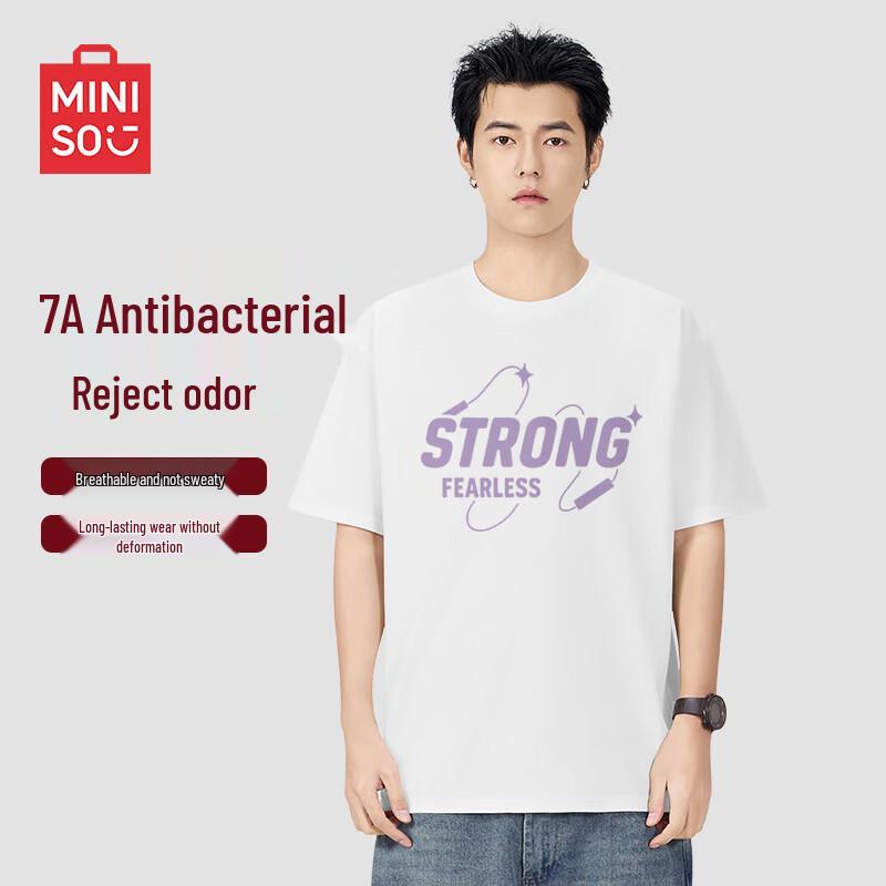 MINISO Men s Anti-Bacterial Short Sleeve T-Shirt 2XL
