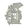 Window Floral Cutting Dies Metal Embossing Stencils Carbon Steel Die Cut Templates for Craft Card Making Scrapbooking