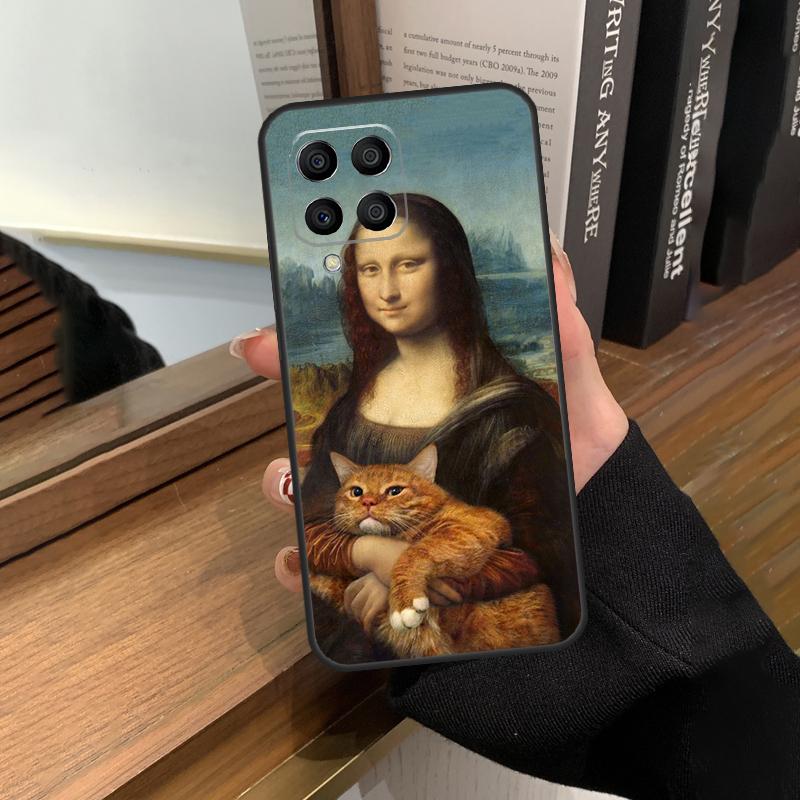 Lustige Katzen Kunst Hülle Für Samsung Galaxy M56 M16 M36 M33 M53 M13 M12 M32 M52 M20 M15 M55 M31 M14 M35 M34 M54