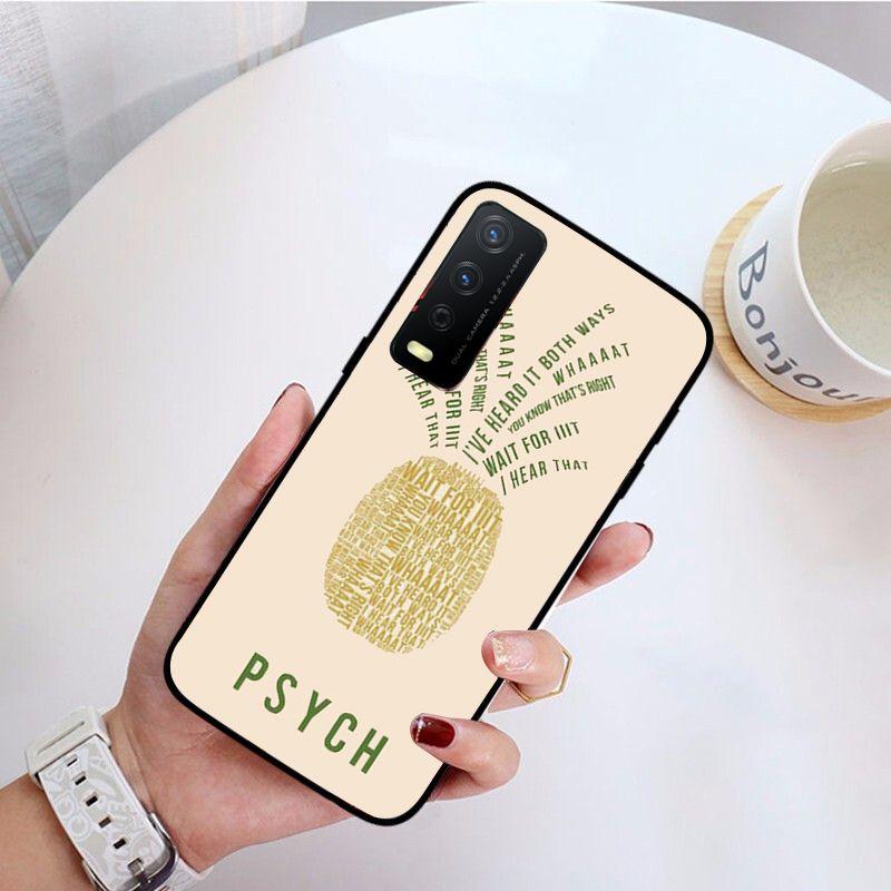 Psych Ananasový ovoce Kryt na telefon Pro vivo Y31 Y30 Y33S Y11S Y12S Y17 Y20 Y20S Y21S Y1S Y53S Y15 Y19 Y91C V23 5G Pouzdra coque