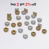 50pcs/lot 7mm Antique Gold Color Charm Bracelet Beads Findings Loose Spacer Beads For Jewelry Making Supplies DIY Accessories