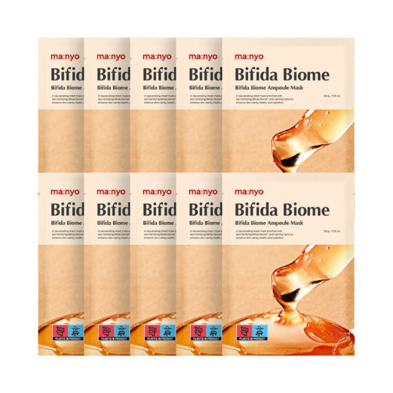 ma:nyo Factory Bifida Biome Ampoule Mask Pack (10 Sheets)