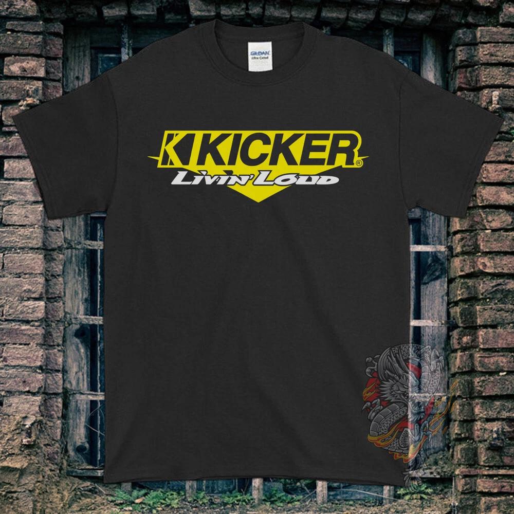 New Kicker Livin Loud Audio Logo Men s Funny T-Shirt Size S to 5XL L