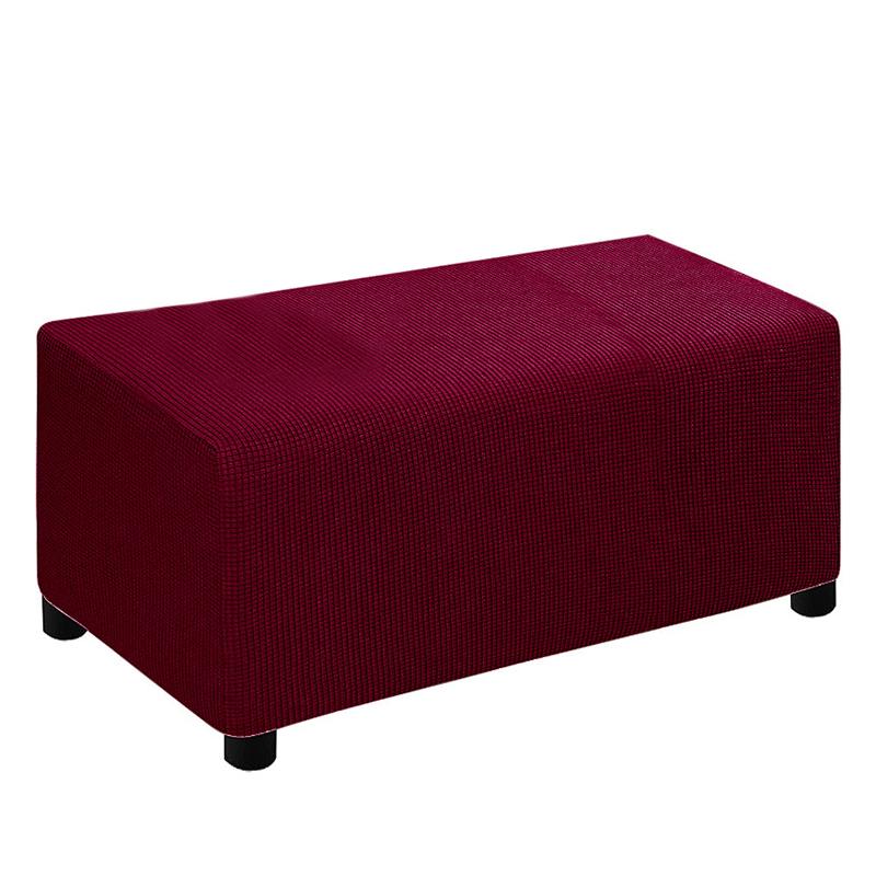 1 шт Защитный чехол для табурета для ног Прямоугольный Полиэстер Большой Чехол Эластичный Чехол для табурета Эластичный Однотонный Съемный S 1409₽