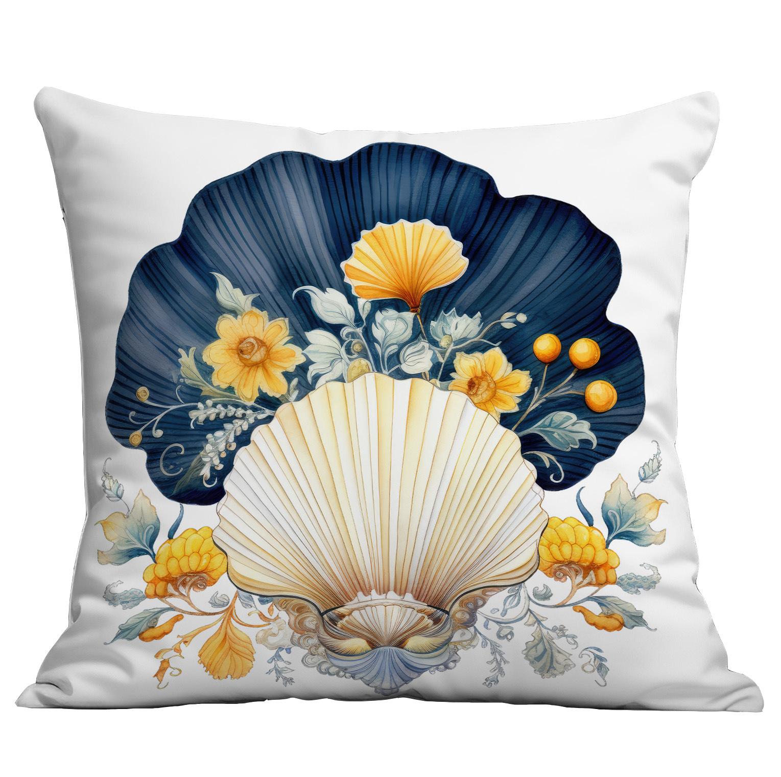 

Новая бархатная наволочка с животными, цифровая печать, морская жизнь, подушка 45 * 45Cm