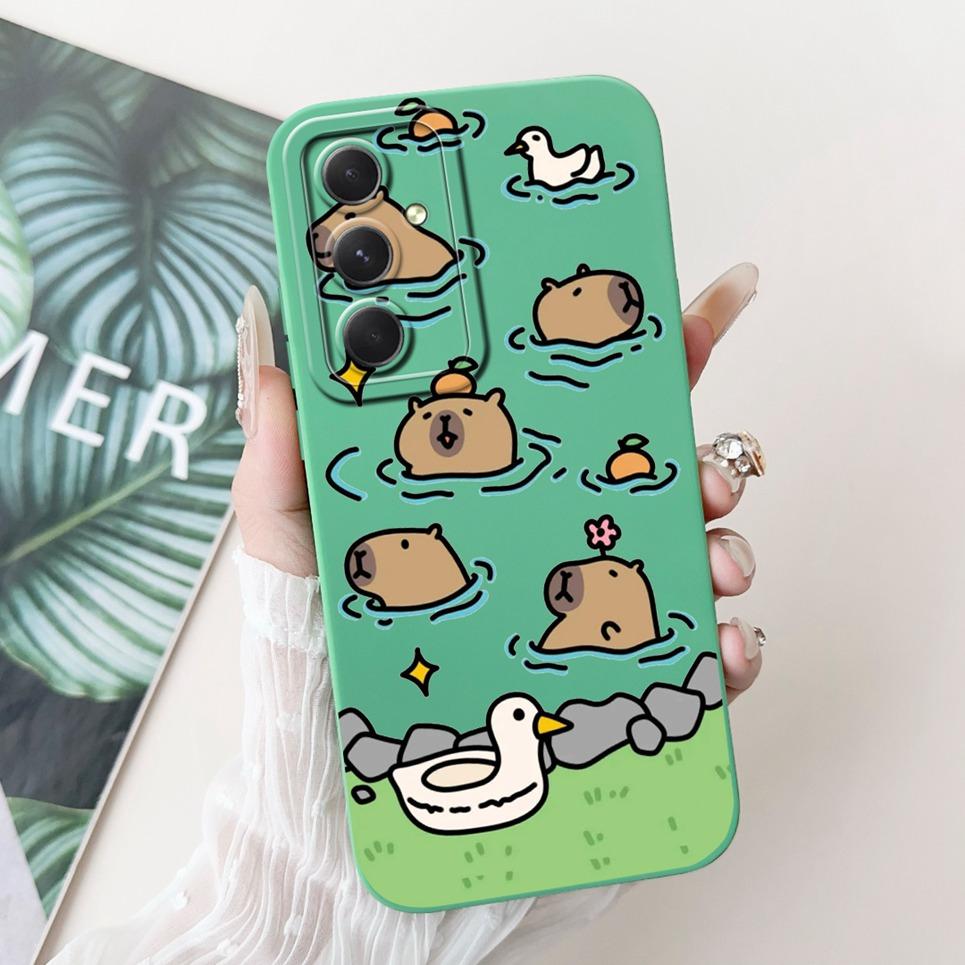 Case For Samsung Galaxy A55 A56 A54 5G Phone Cases Samsung A52 A52s A51 A53 Soft Silicone Cartoon Back Cover Camara Protection