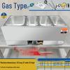 Commercial Gas-Powered Countertop Warming Table with Soup Pot for Fast Food Stalls