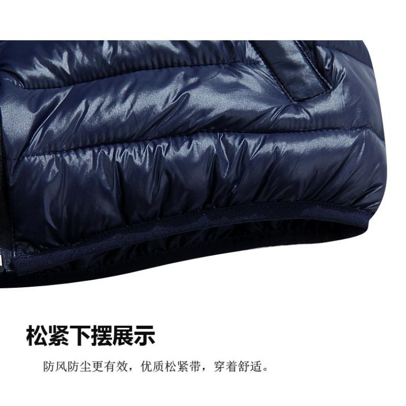 Plus Size Men Casual Thickened Padded Vest Sleeveless Autumn Winter Outerwear