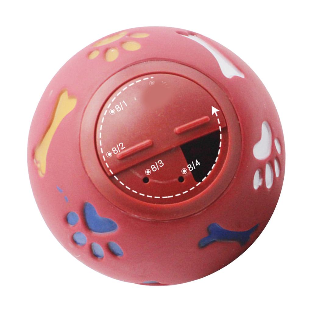 Dog Treat Dispenser Ball Slow Feeding Adjustable Chewing Puppy Puzzle Ball Toy for Cat