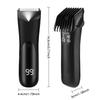 Rechargeable Smart Digital Display Men's Electric Shaver with Ceramic Blades for Whole Body