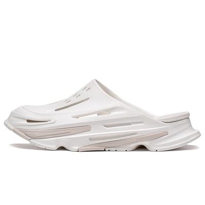 Li Ning CF Trail Series Slippers Comfortable Trendy Non-Slip Durable Breathable Lightweight Sports Slides Unisex Slippers Cloud-White AGLT077-4