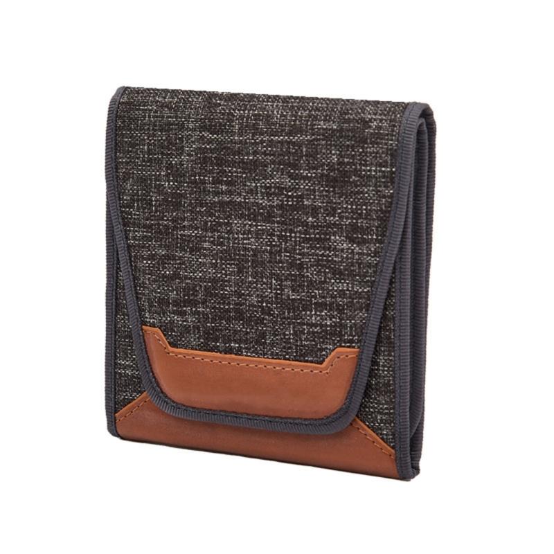 Camera Filter Pouch Lens Filter Case For Up To 86mm Circular And Square Filters Foldable Canvas Bag For Travel Use