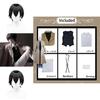 Wyrafinowany strój cosplay Dazai Osamu Peruka Płaszcz trencz Bungo Stray Dog Halloween Karnawał