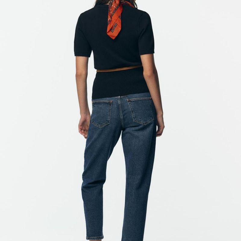 Zbzr Autumn New Women clothes Western Style Fashion Temperament Short sleeve Belt Knitted Outerwear 2756112 401