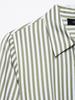 2025 Spring Women's European & American Striped Belted Midi Dress