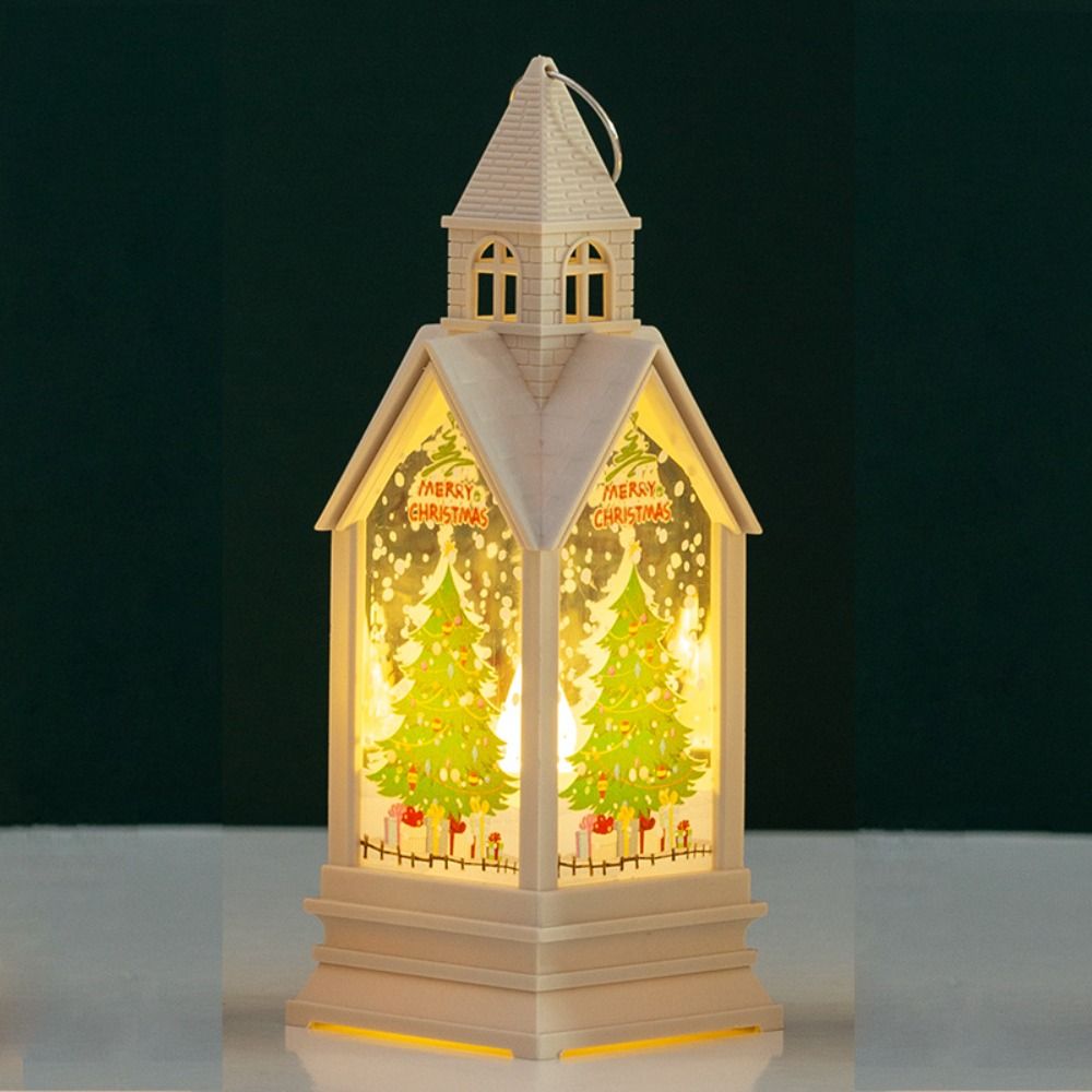 Christmas tree Christmas Santa Lantern LED Snowman Hanging Lanterns Christmas Wind Lantern Home