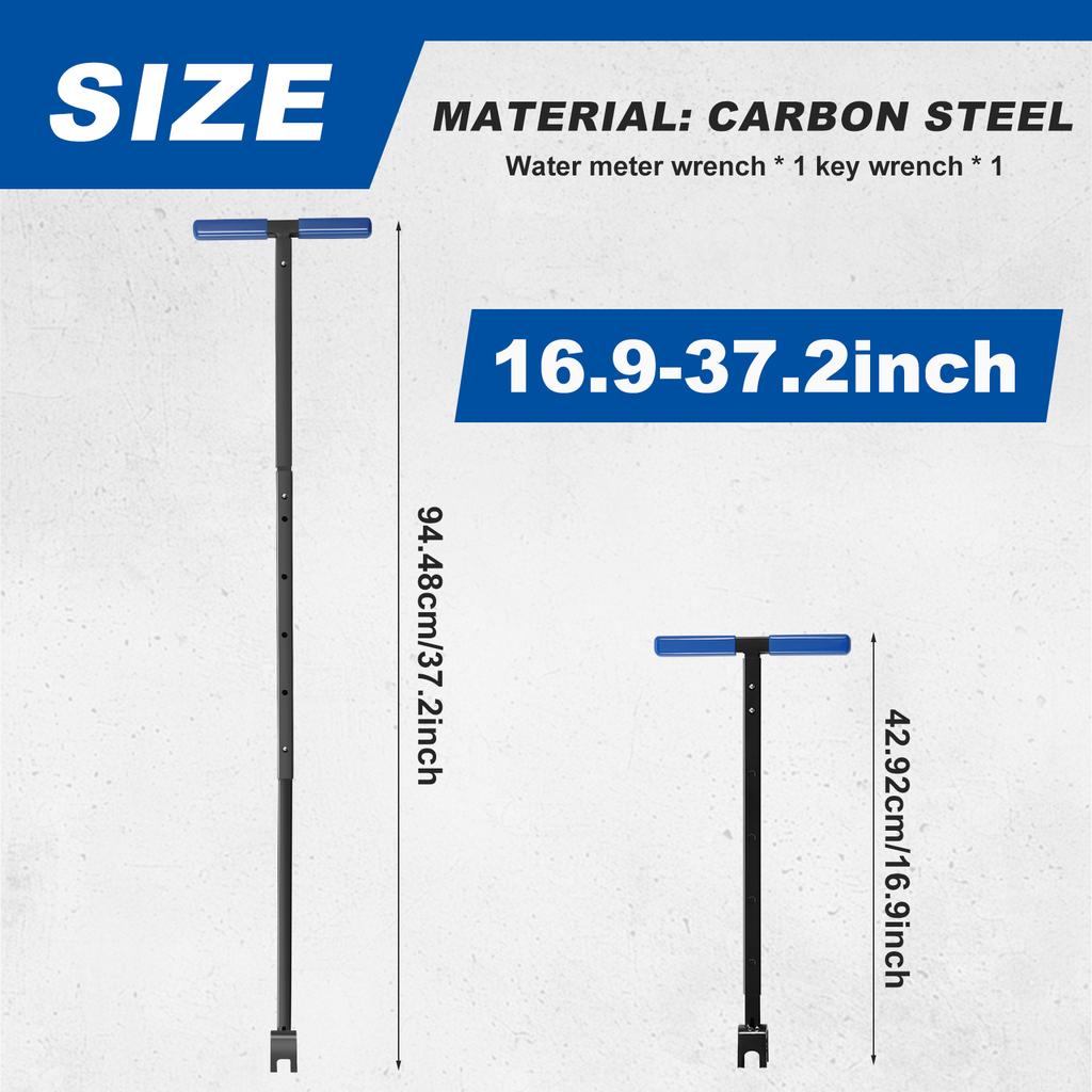 16inch/17inch Basin Wrench Sink Wrench for Fixing Back and Union Nuts Plumbing Applications Under Sink Installation Bath Drains