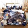 Space Fantasy Game Honkai Star Rail 3PCS Bedding Duvet Cover + 2 Pillowcases Anime Fan Quilt Set Dan Heng Welt Fantasy
