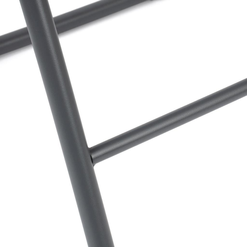 Basico Folding Chair Graphite Velvet