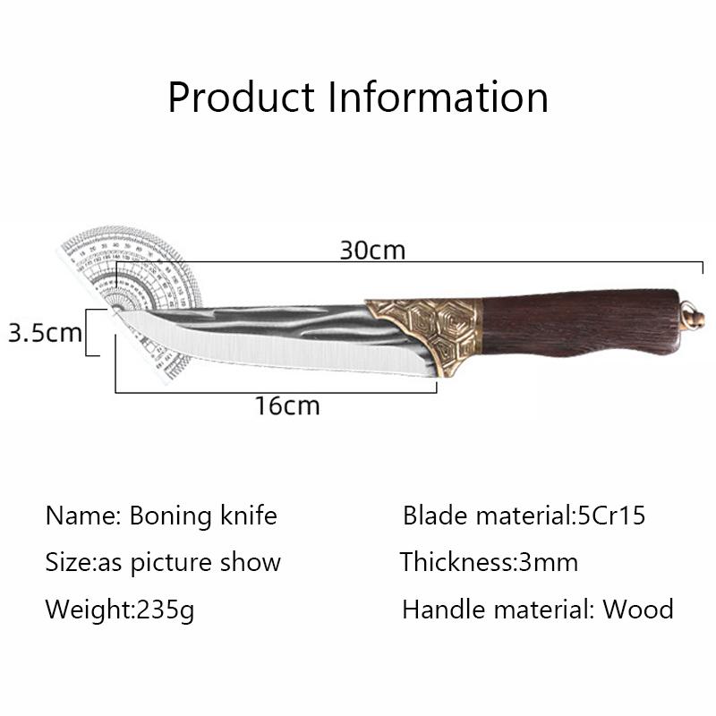 Nůž Bonig z nerezové oceli Nože na ryby Sekáček na maso Nůž na loupání Ručně vyráběný kovaný kuchyňský nůž Kuchařský nůž Kráječ