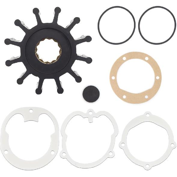 QuickMarine 21213660 Sea Water Pump Impeller Kit Replace Vol-Vo Penta 3.0 4.3 5.0 5.7 L V6 & V8 Stern Drive Inboard Engines Replace 21951348 Sierra