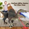 This Upgraded Dinosaur Remote Control Toy Is Suitable for Children Aged Featuring a Lamp Tracking Automatic Spray Function and Realistic RC Driving