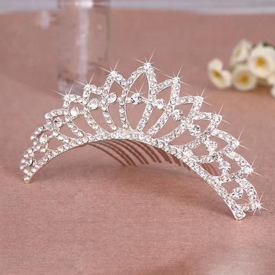 Diadem Glänzende Krone Süße Modeaccessoires Hochzeit Schmuck Haar Styling Accessoires Kopfschmuck