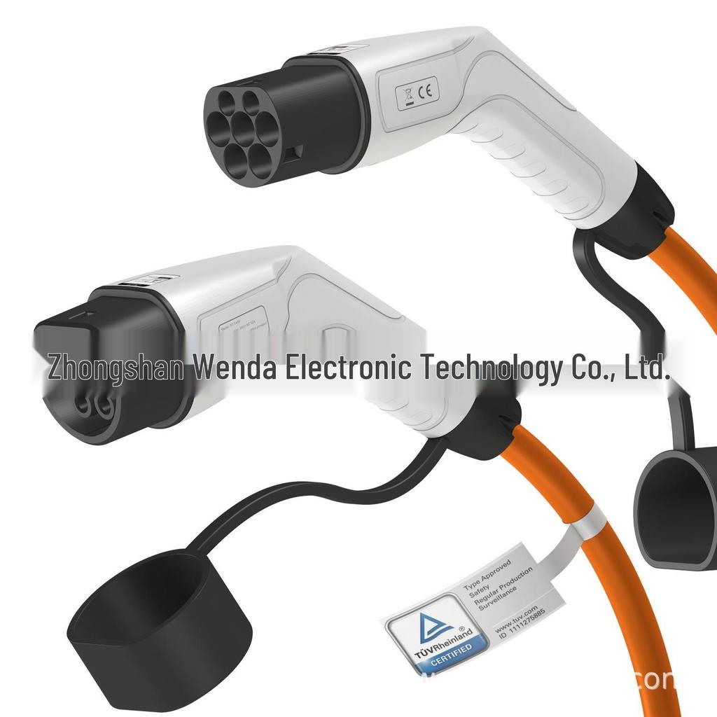 European Standard Dual-Head 16A/32A AC Portable Charger with Multiple Power Options