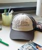 Beollunpeulenjeu Egg Flower Two-Tone Ball Cap Gray